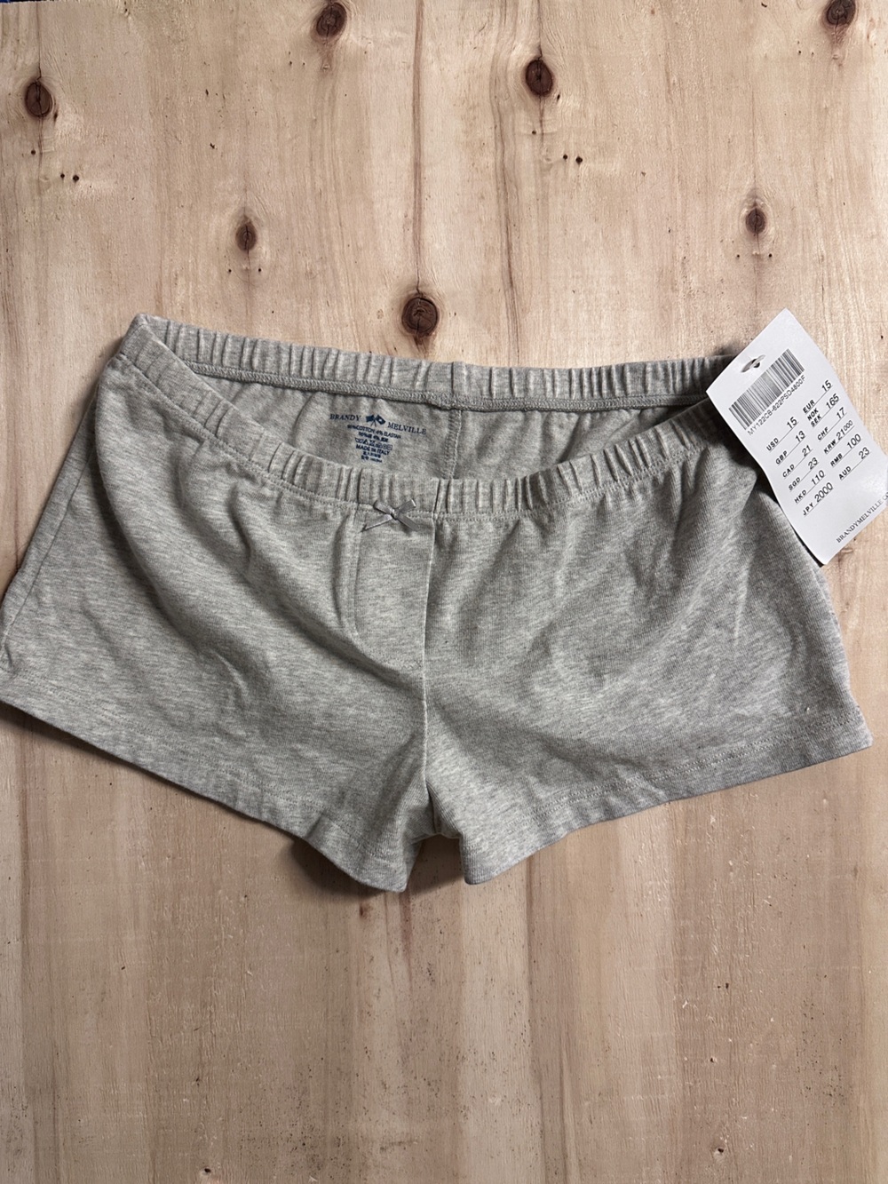 NWT Brandy Melville Cotton Boxer Pajama Sleep Shorts